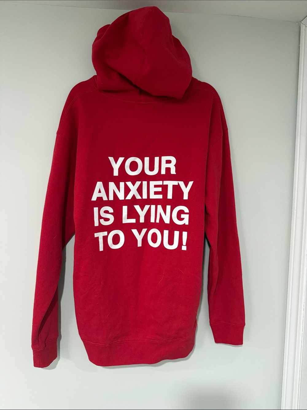 We’re not really strangers - your anxiety is lying to you hoodie
